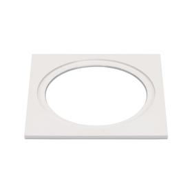 DX210045  Bania S 90x90mm White Square Frame Suitable For Bania; Bania A and Bazi Downlight